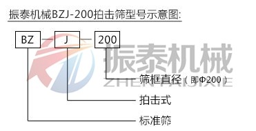 拍击筛型号说明
